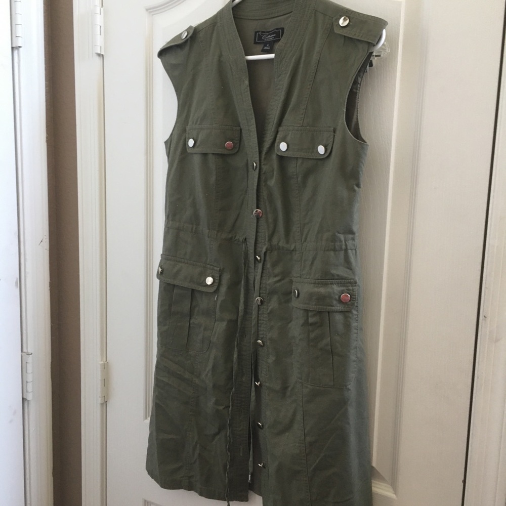 FINAL MARKDOWN Dress barn safari style dress 4